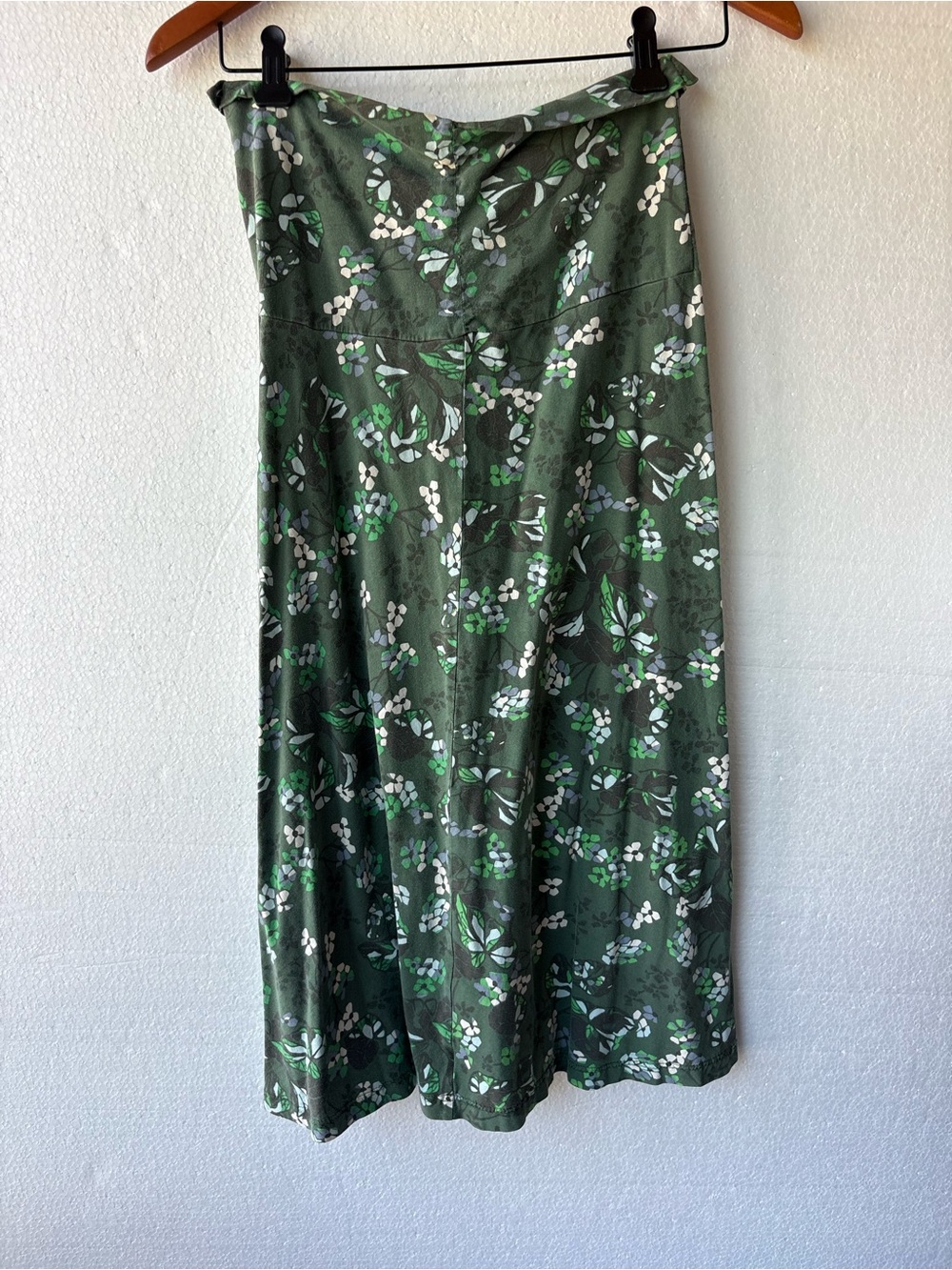 Patagonia Floral Midi Skirt Organic Cotton Drawstring Cottagecore - Picture 3 of 8